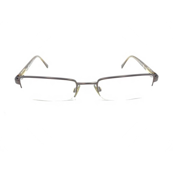 Burberry B 1012 1012 Brown Half Rim Eyeglasses Frames 50-19 135 Italy Designer - Picture 6 of 12